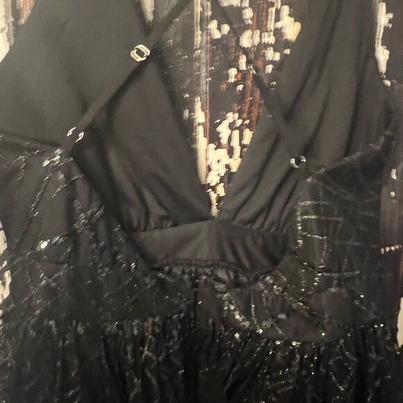 Betsey Johnson Black Sequin Mini Dress - Picture 5 of 15